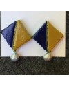 Handpainted Terracotta Jewellery – Ear rings Handpainted Terracotta Jewellery – Ear rings